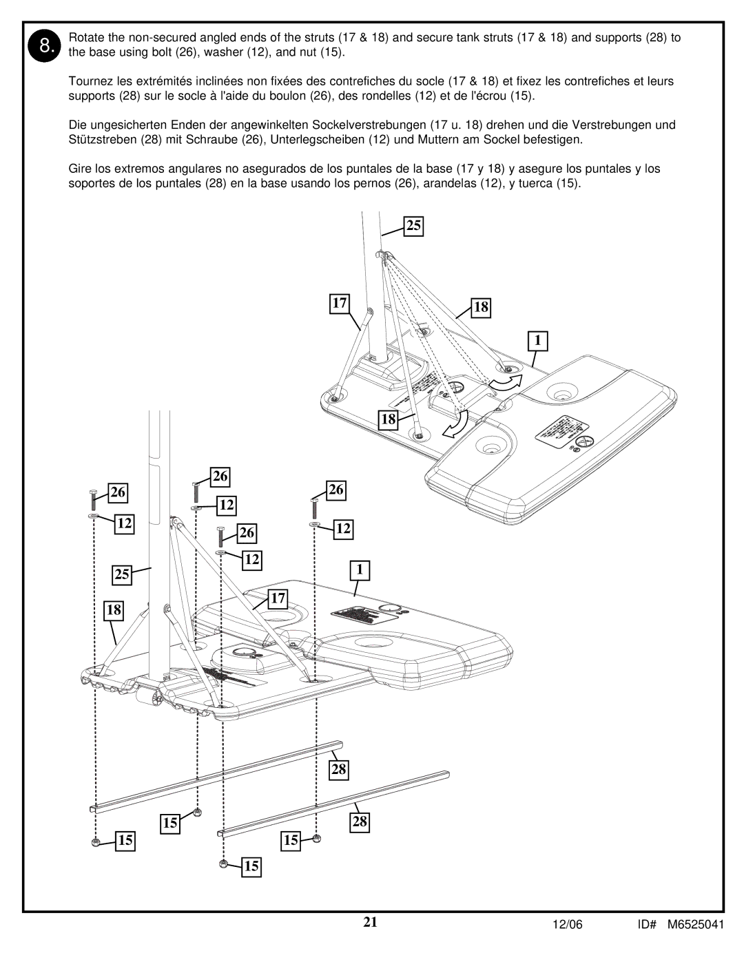 Spalding M6525041 manual 