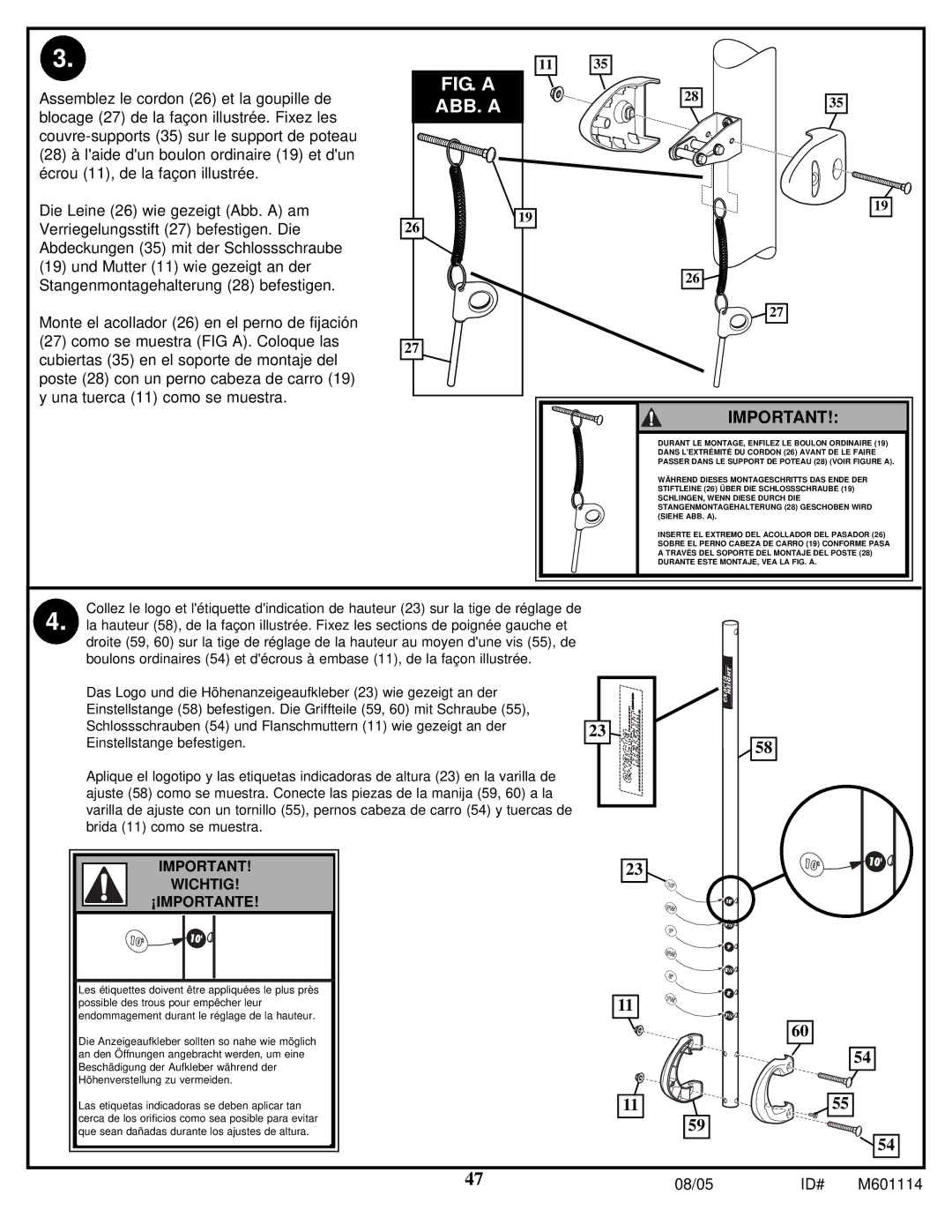 Spalding M661154 manual FIG. a ABB. a 