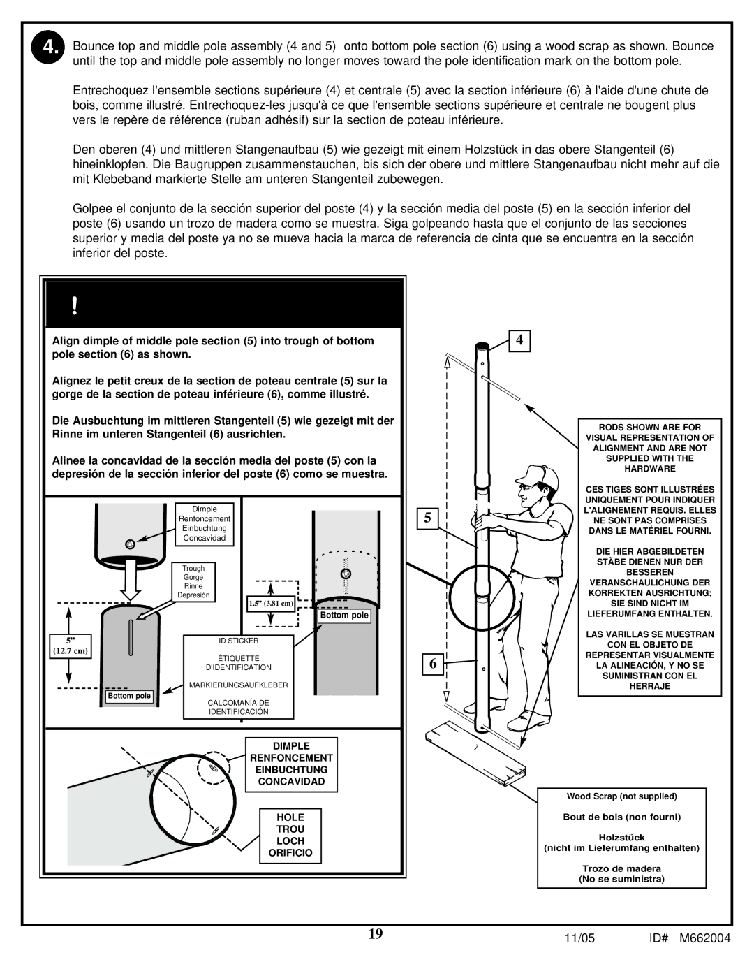 Spalding M662004 manual Concavidad 