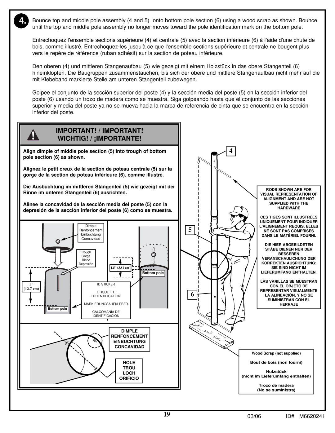 Spalding M6620241 manual Concavidad 