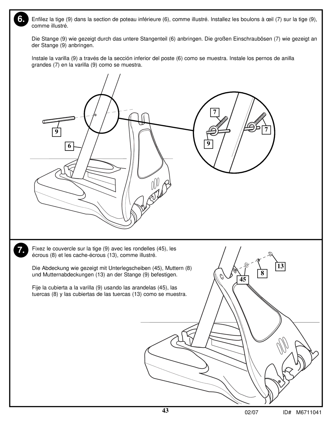 Spalding M6711041 manual 