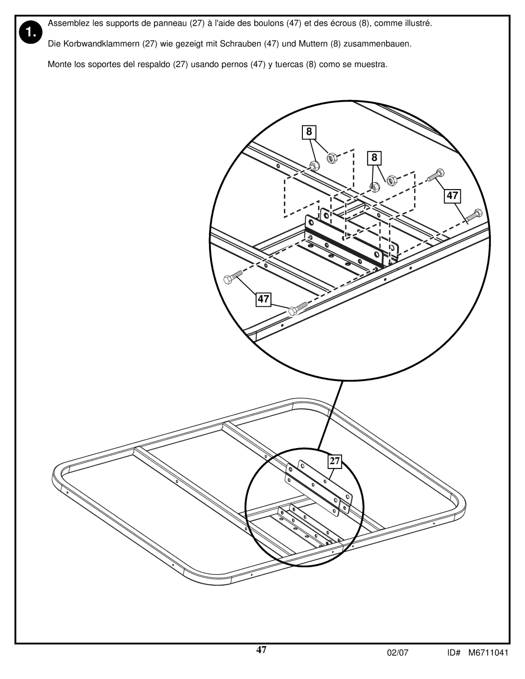 Spalding M6711041 manual 