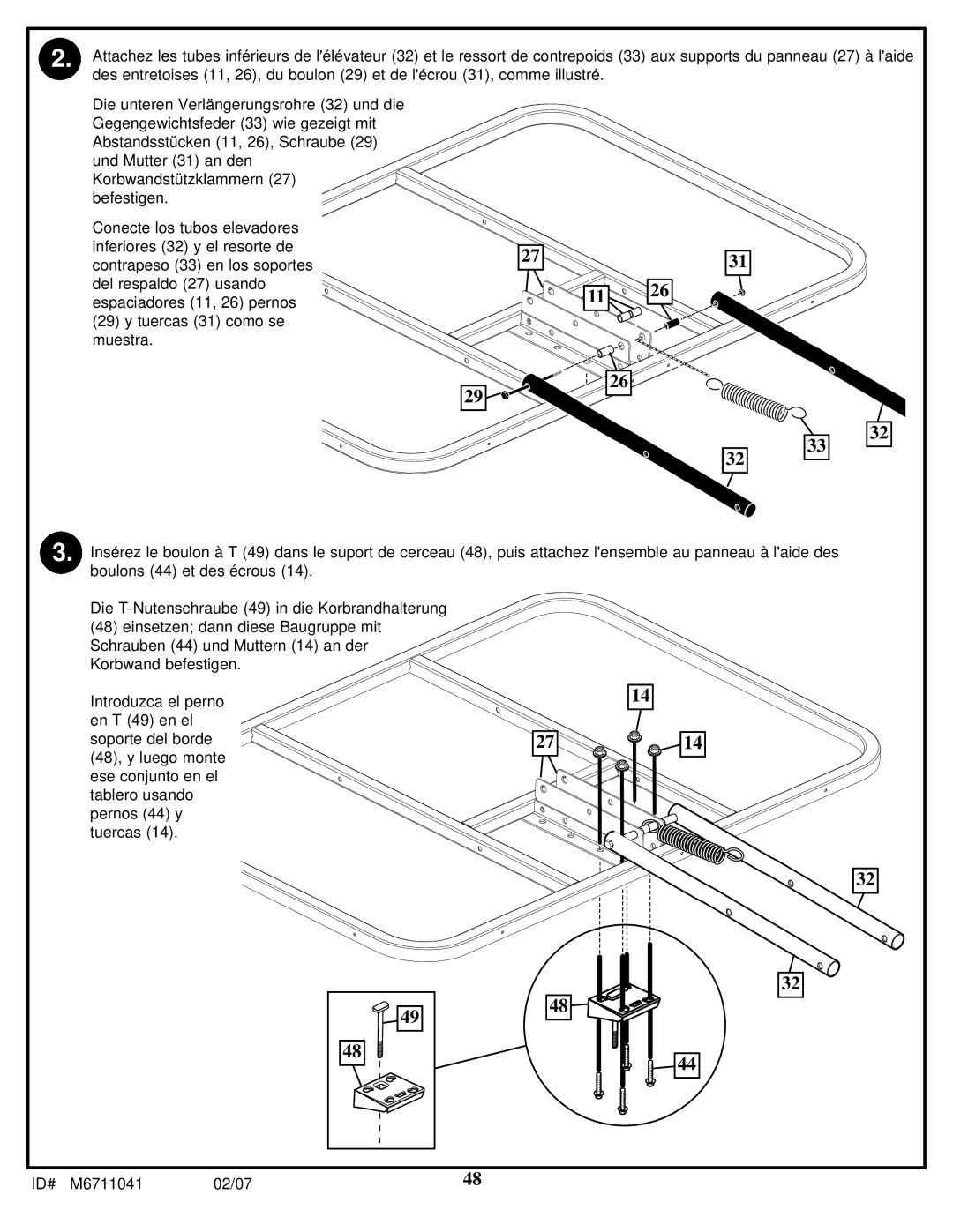 Spalding M6711041 manual 