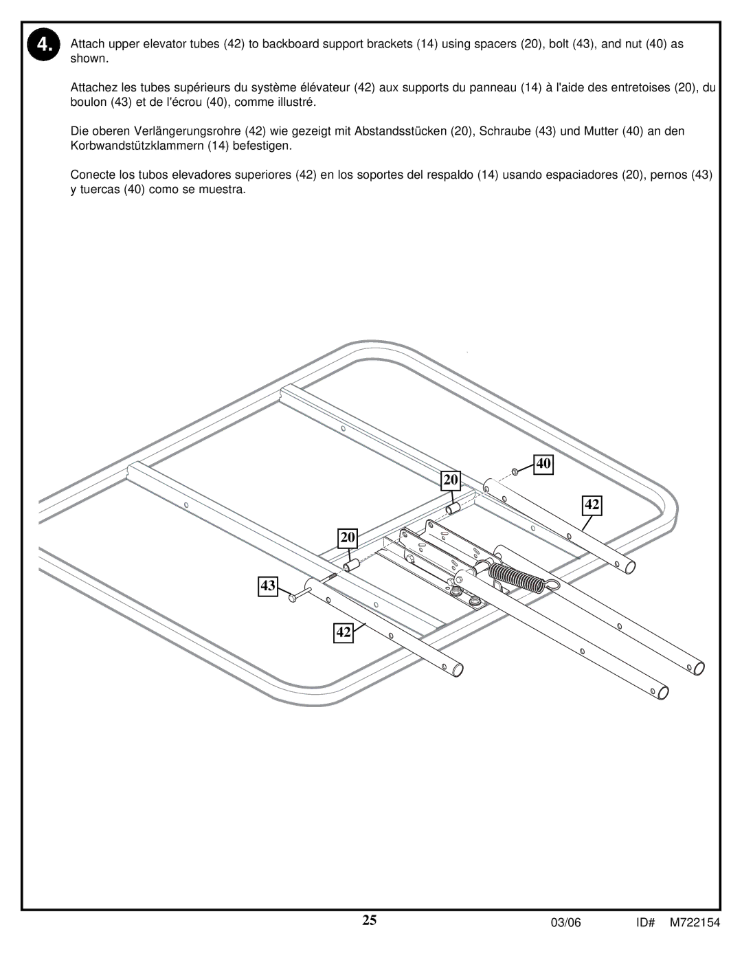 Spalding M722154 manual 