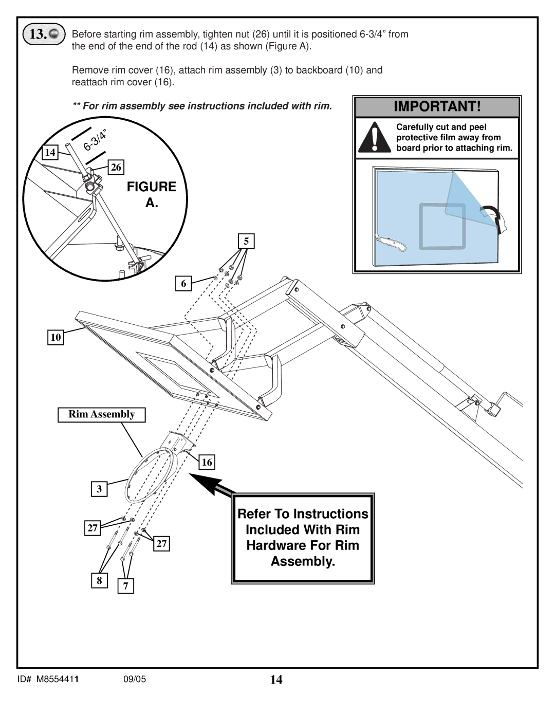 Spalding M8554411 manual End of the end of the rod 14 as shown Figure a 