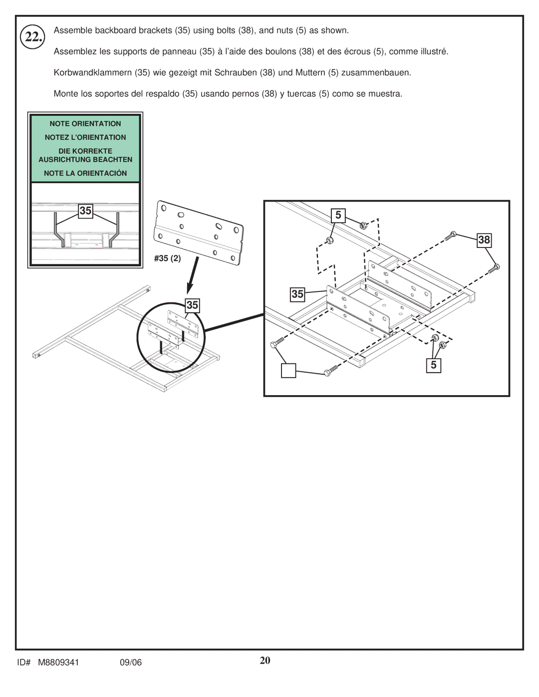 Spalding M8809341 manual #35 