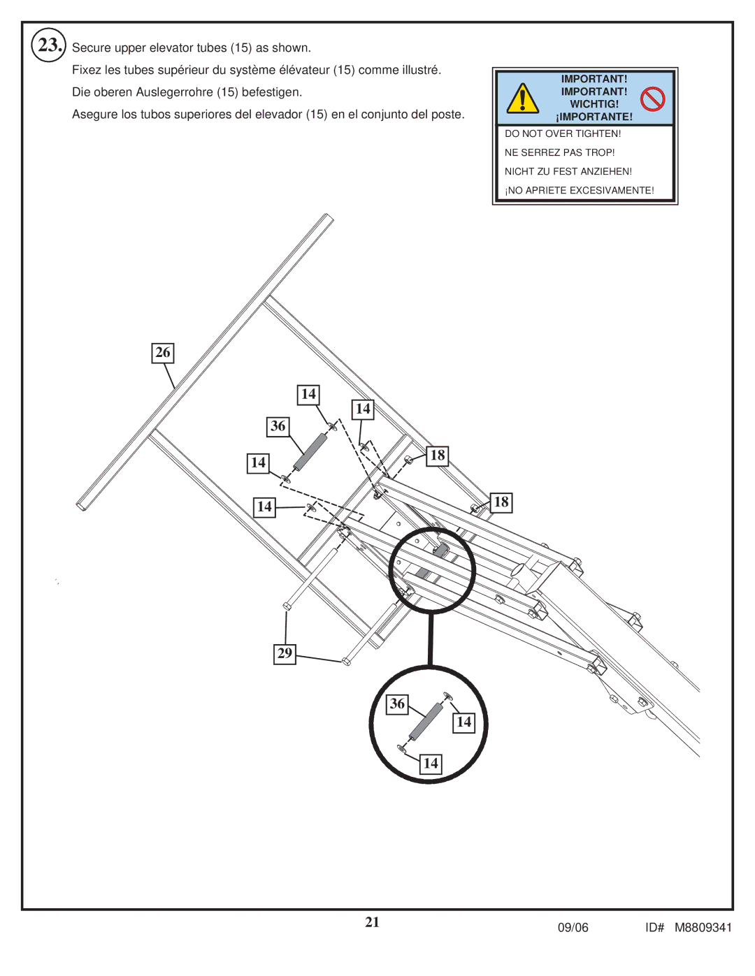 Spalding manual 09/06 ID# M8809341 