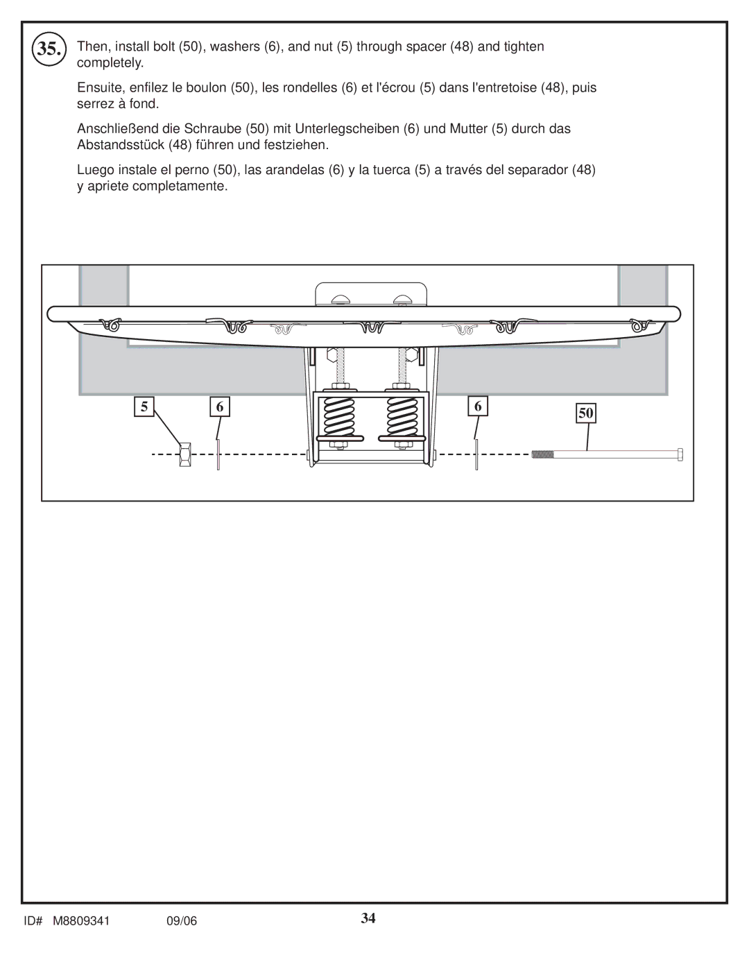 Spalding manual ID# M8809341 09/06 