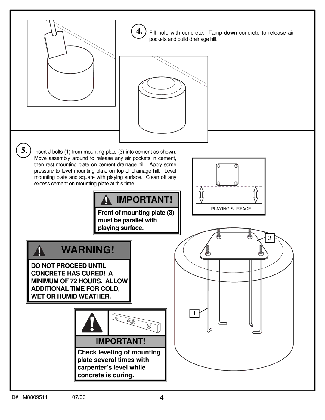 Spalding manual ID# M8809511 07/06 