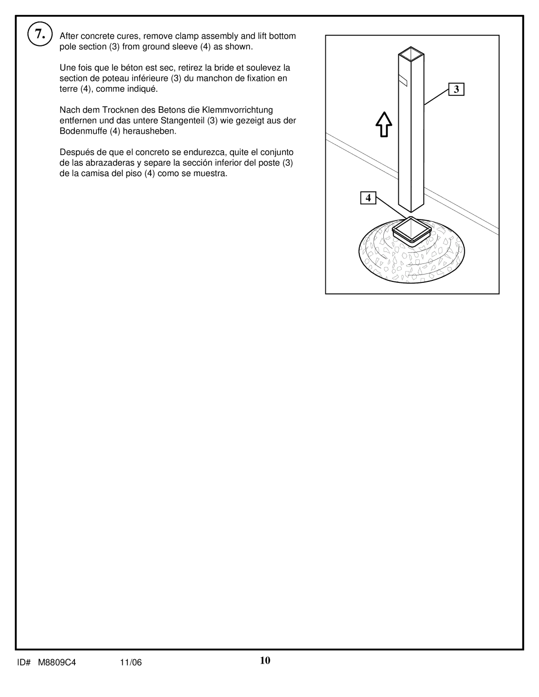 Spalding M8809C4 manual 