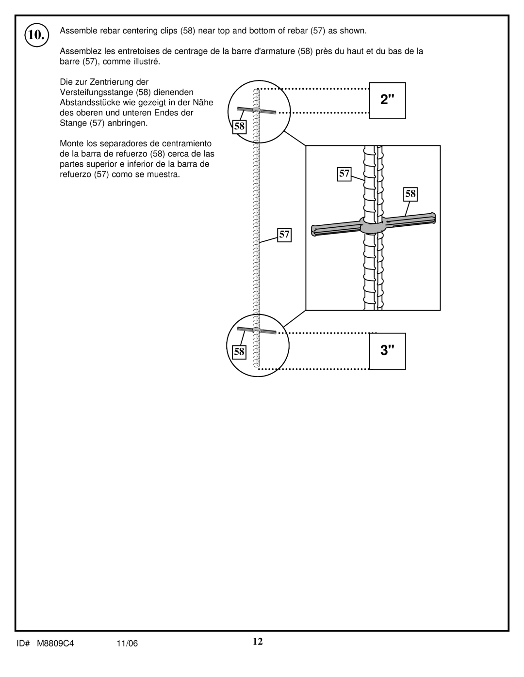 Spalding M8809C4 manual 