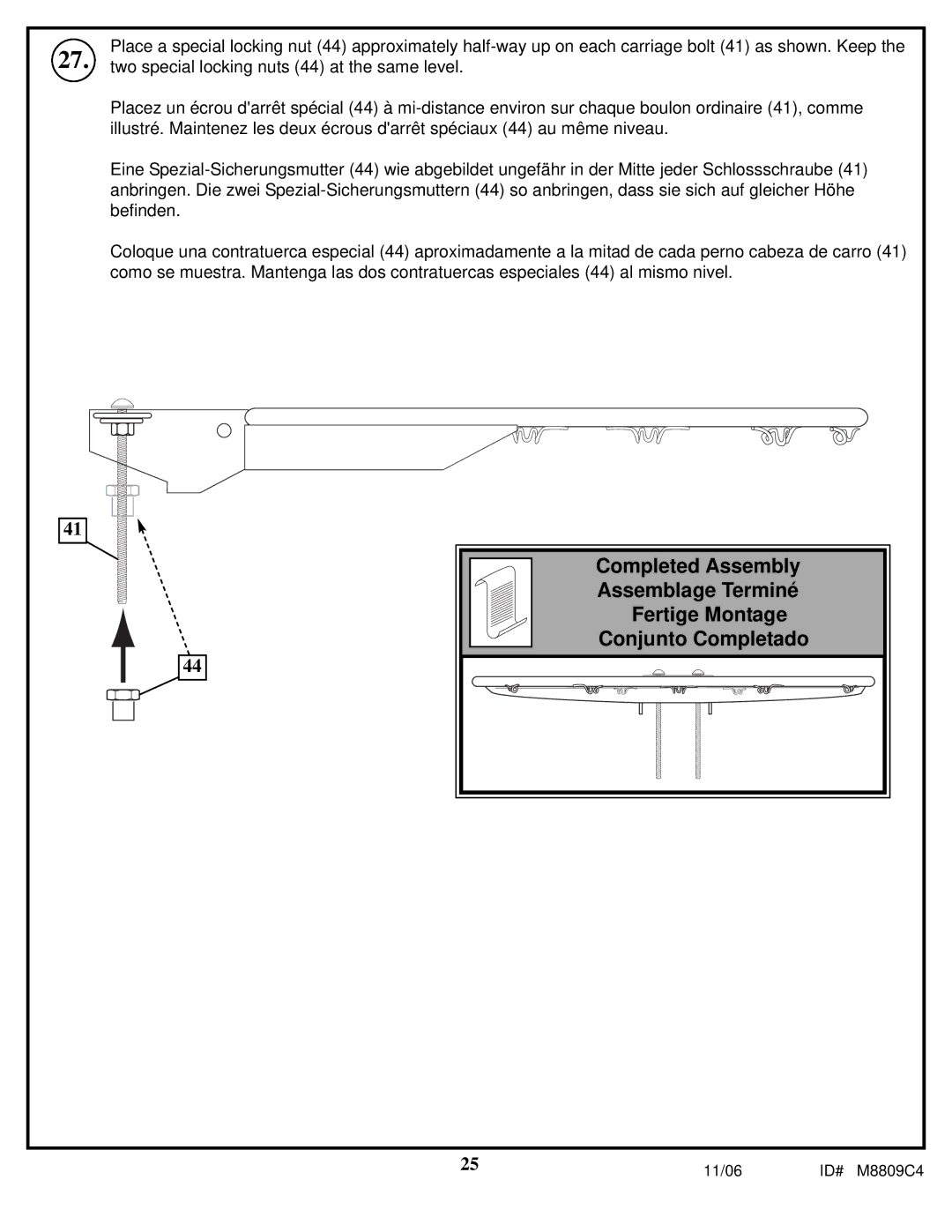 Spalding manual 11/06 ID# M8809C4 