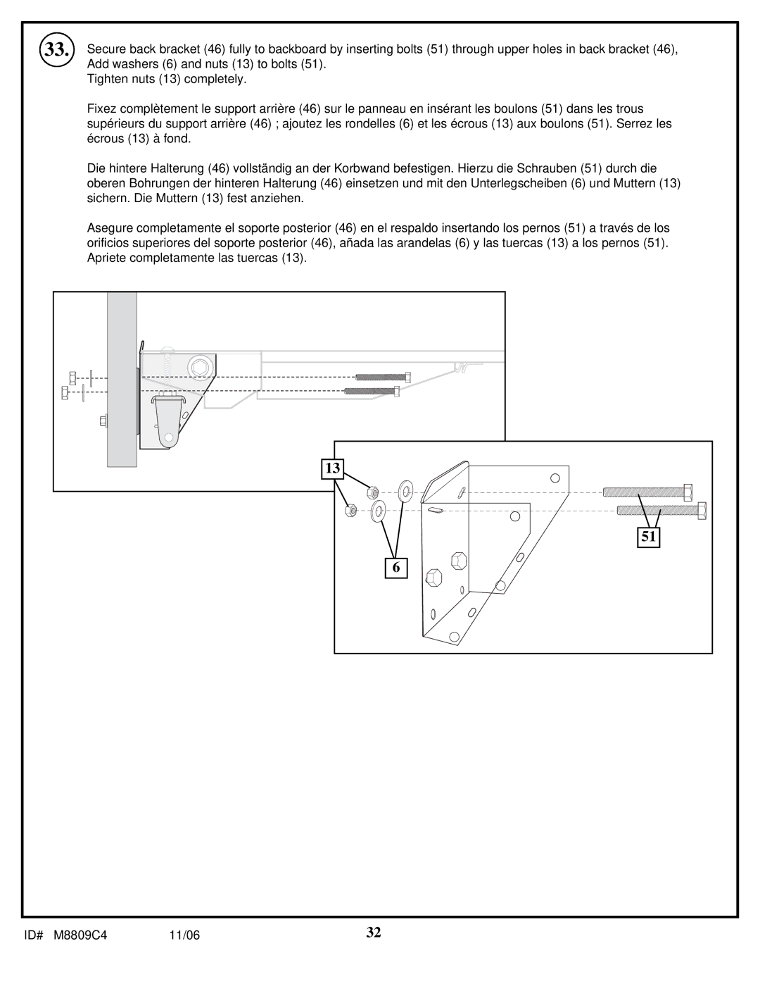 Spalding M8809C4 manual 