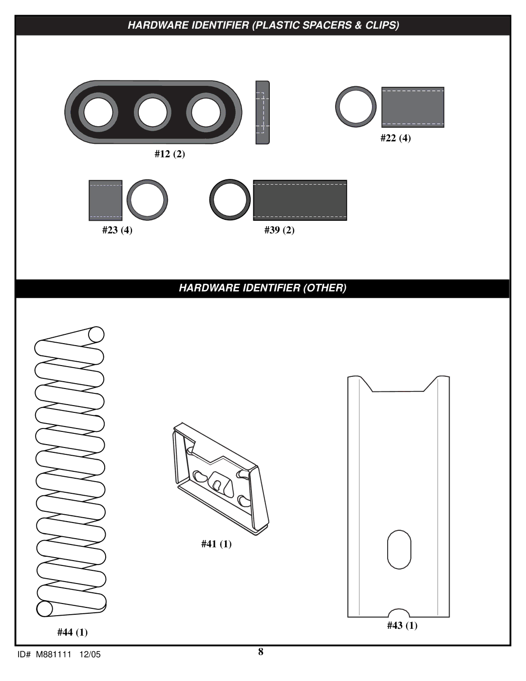 Spalding M881111, M881117, M881119, M881115, M881113 manual #22 