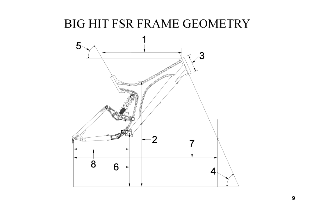 Specialized BigHit manual BIG HIT FSR Frame Geometry 