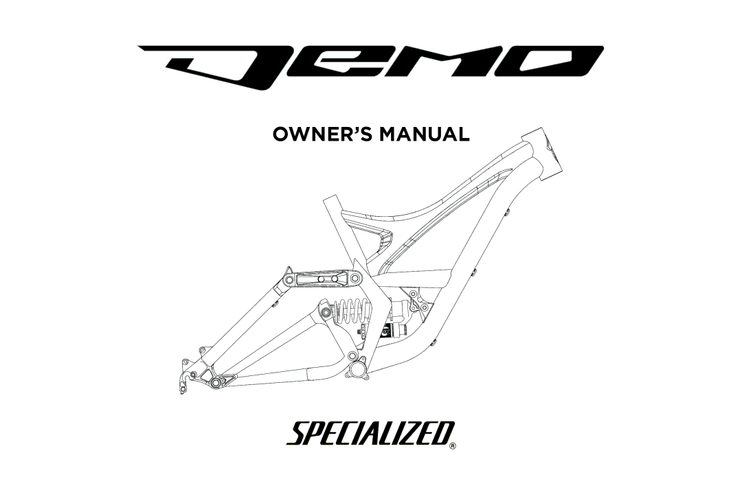 Specialized Enduro 6, Demo 8 manual 