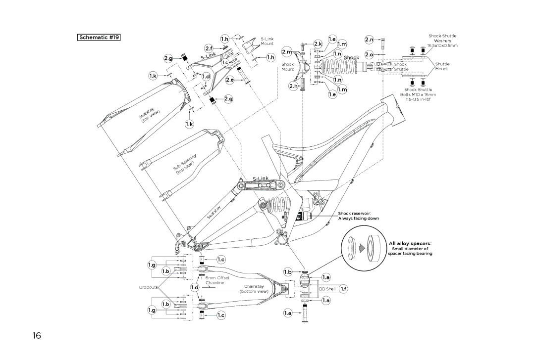 Specialized Demo 8, Enduro 6 manual Schematic #19 