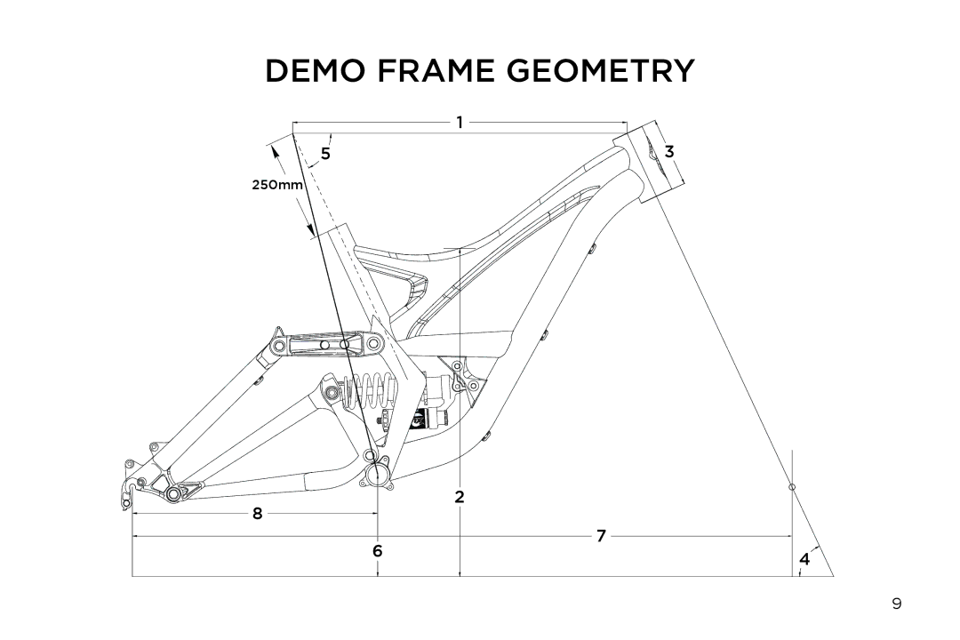 Specialized Enduro 6, Demo 8 manual Demo Frame Geometry 