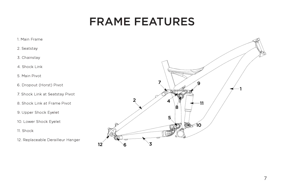 Specialized Home Gym manual Frame Features 