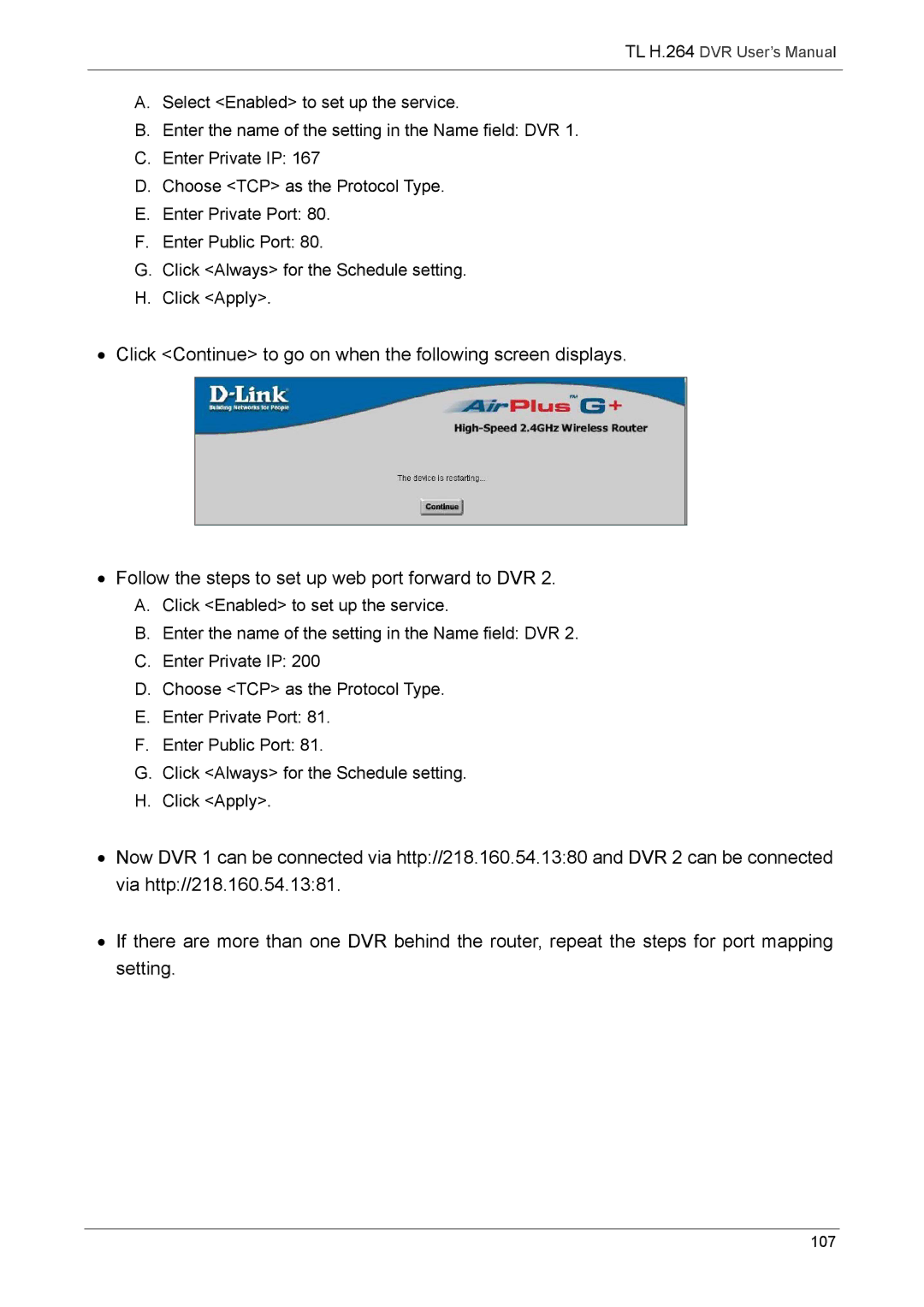 Speco Technologies 4TL specifications 107 