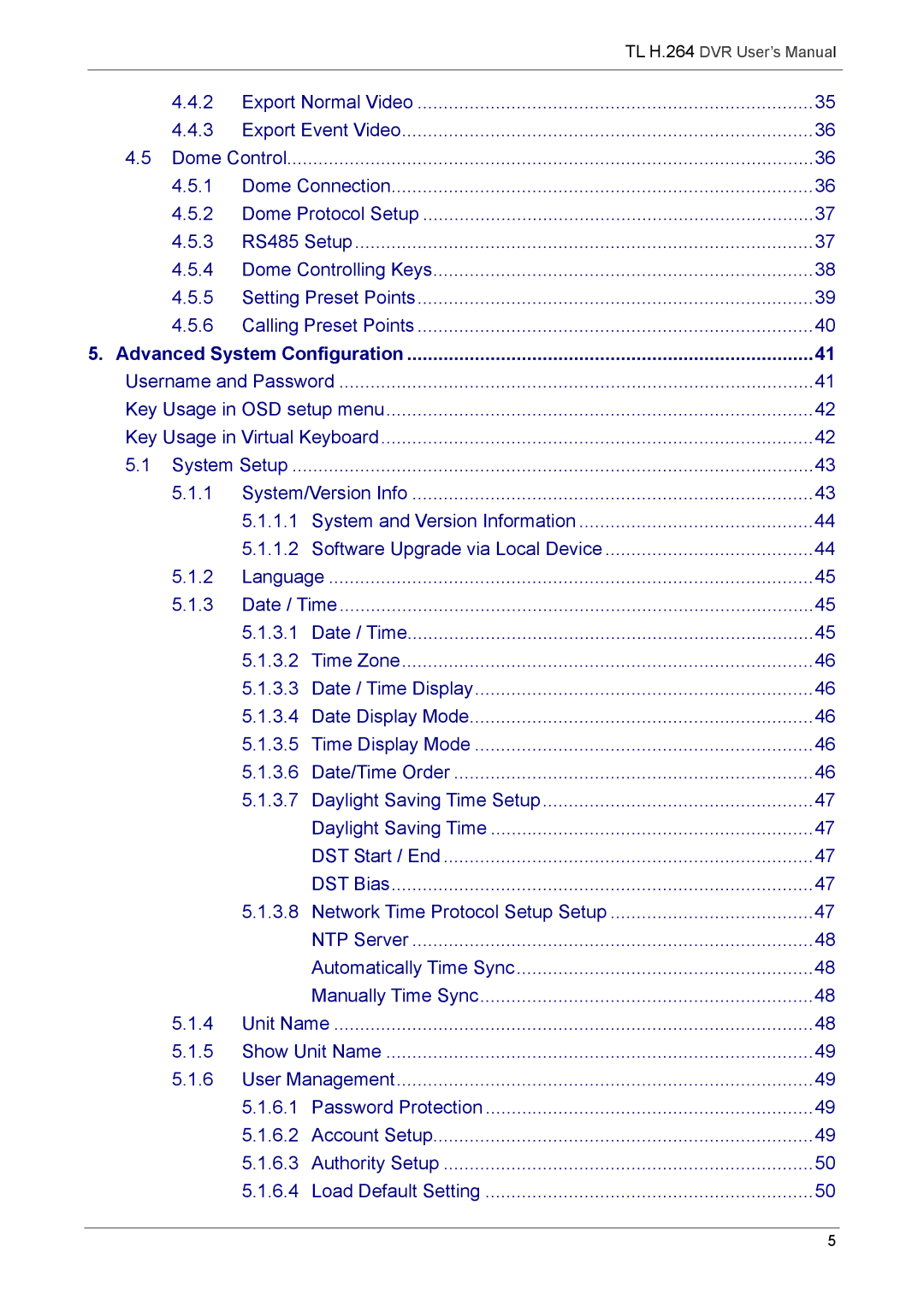 Speco Technologies 4TL specifications 3.1 