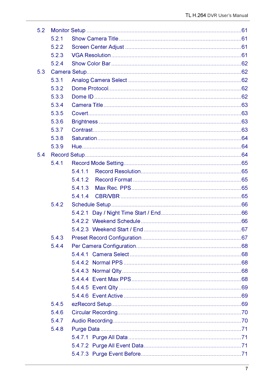 Speco Technologies 4TL specifications 1.1 