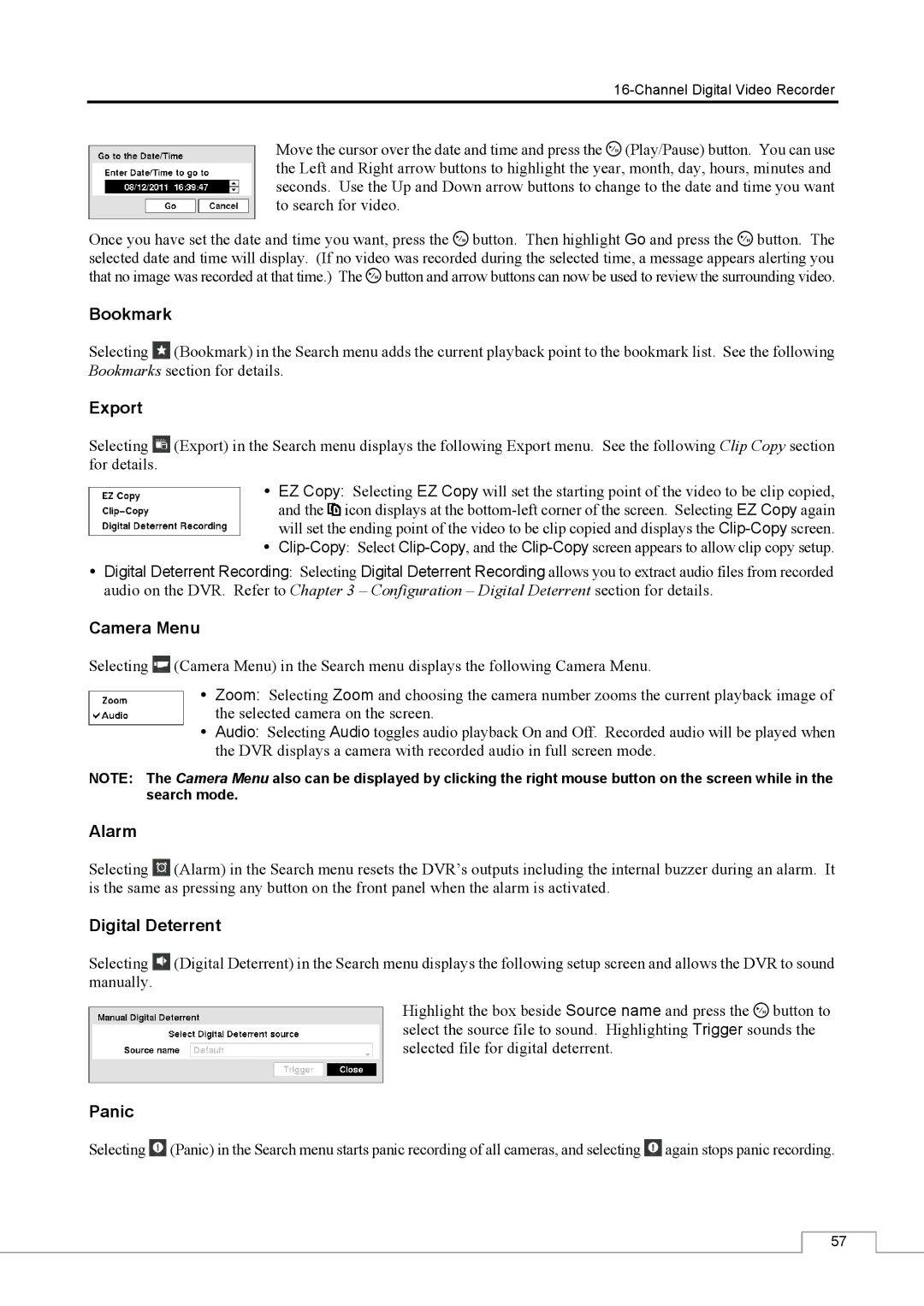 Speco Technologies CS16 manual Bookmark 