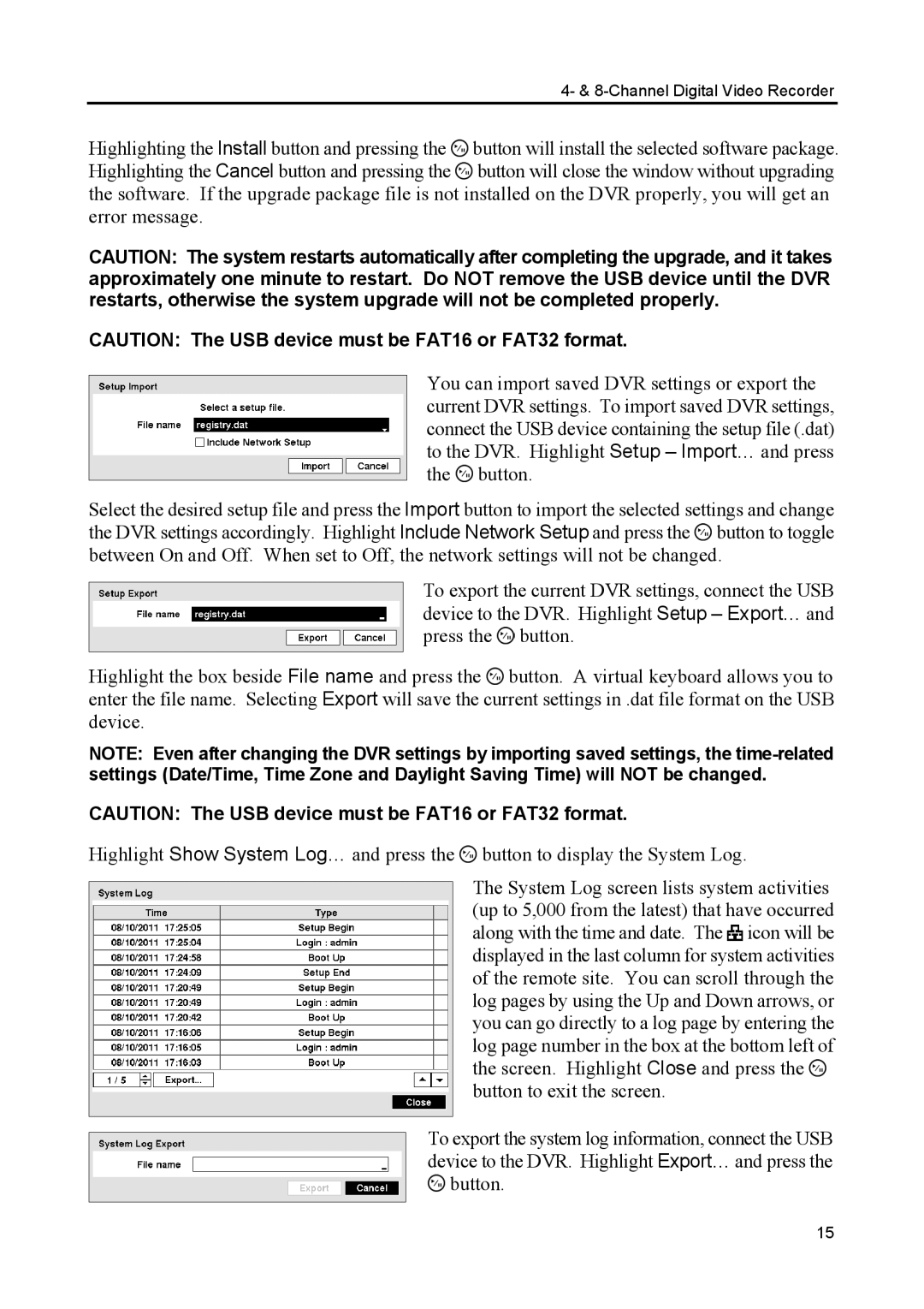 Speco Technologies CS4, CS8 manual Channel Digital Video Recorder 