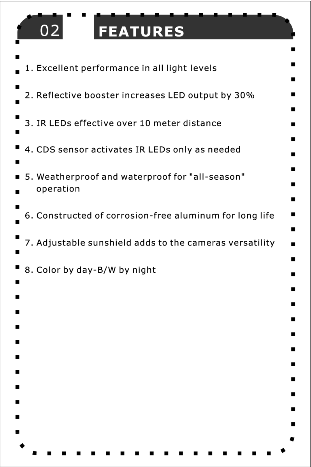 Speco Technologies CVC-627W, CVC-627B manual 