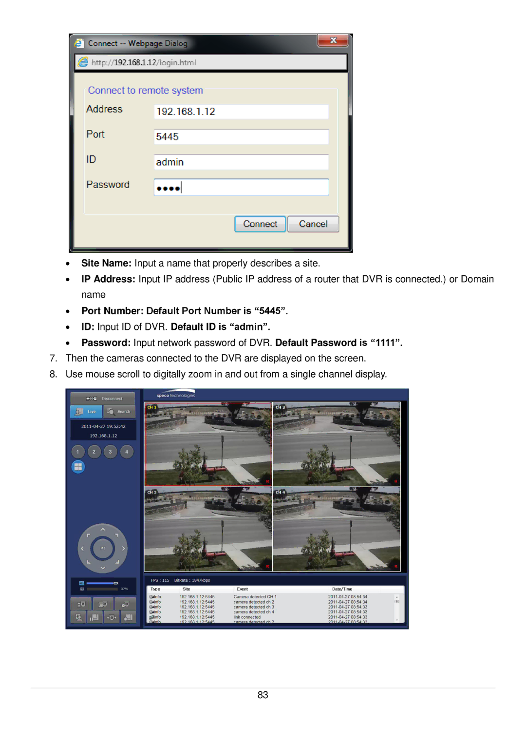 Speco Technologies D8RS, D16RS, D4RS manual 