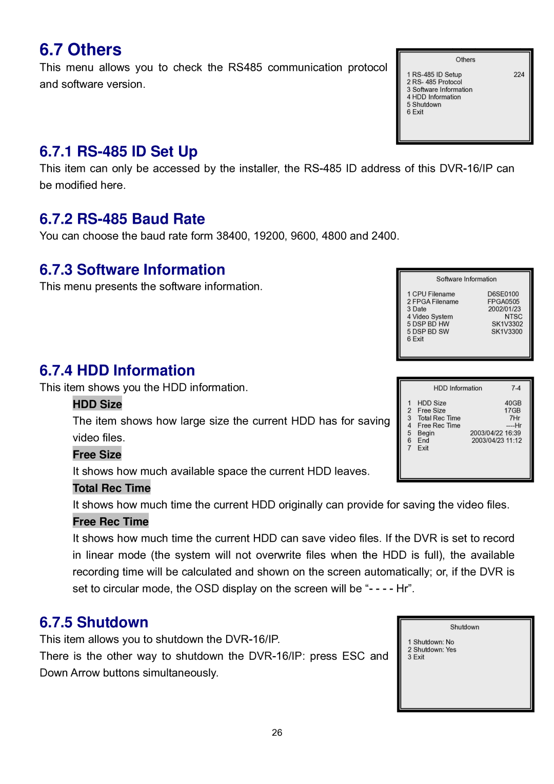 Speco Technologies DVR-16/IP user manual Others 