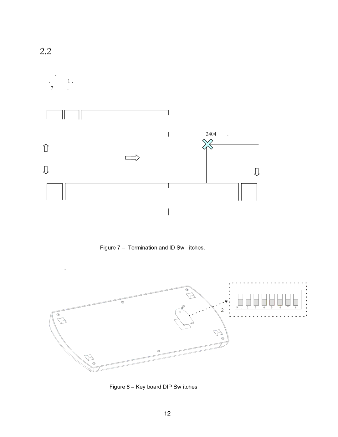 Speco Technologies KBD-927 instruction manual Termination & Dip Switch Setting, Termination and ID Switches 