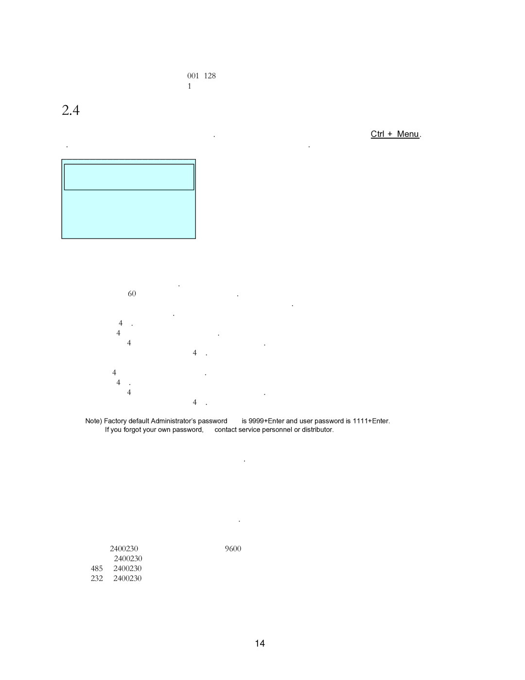 Speco Technologies KBD-927 instruction manual Keyboard Setup 