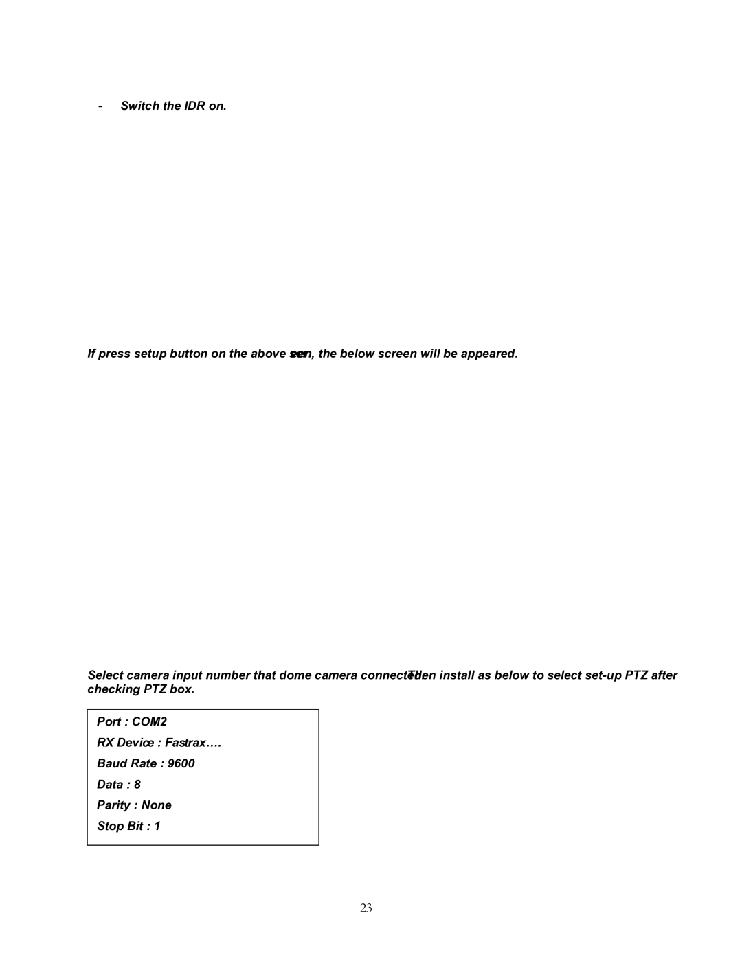 Speco Technologies KBD-927 instruction manual 