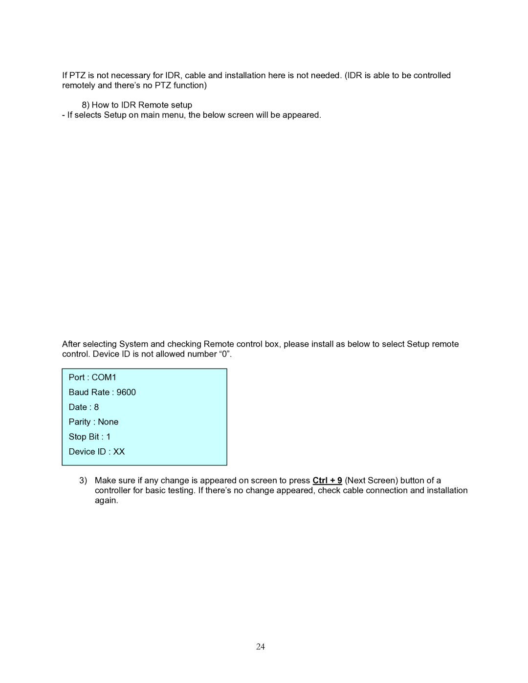 Speco Technologies KBD-927 instruction manual 