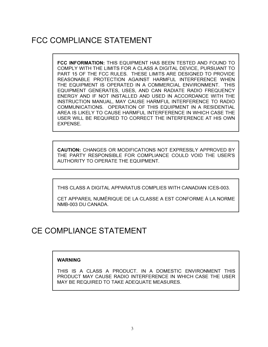 Speco Technologies KBD-927 instruction manual FCC Compliance Statement 