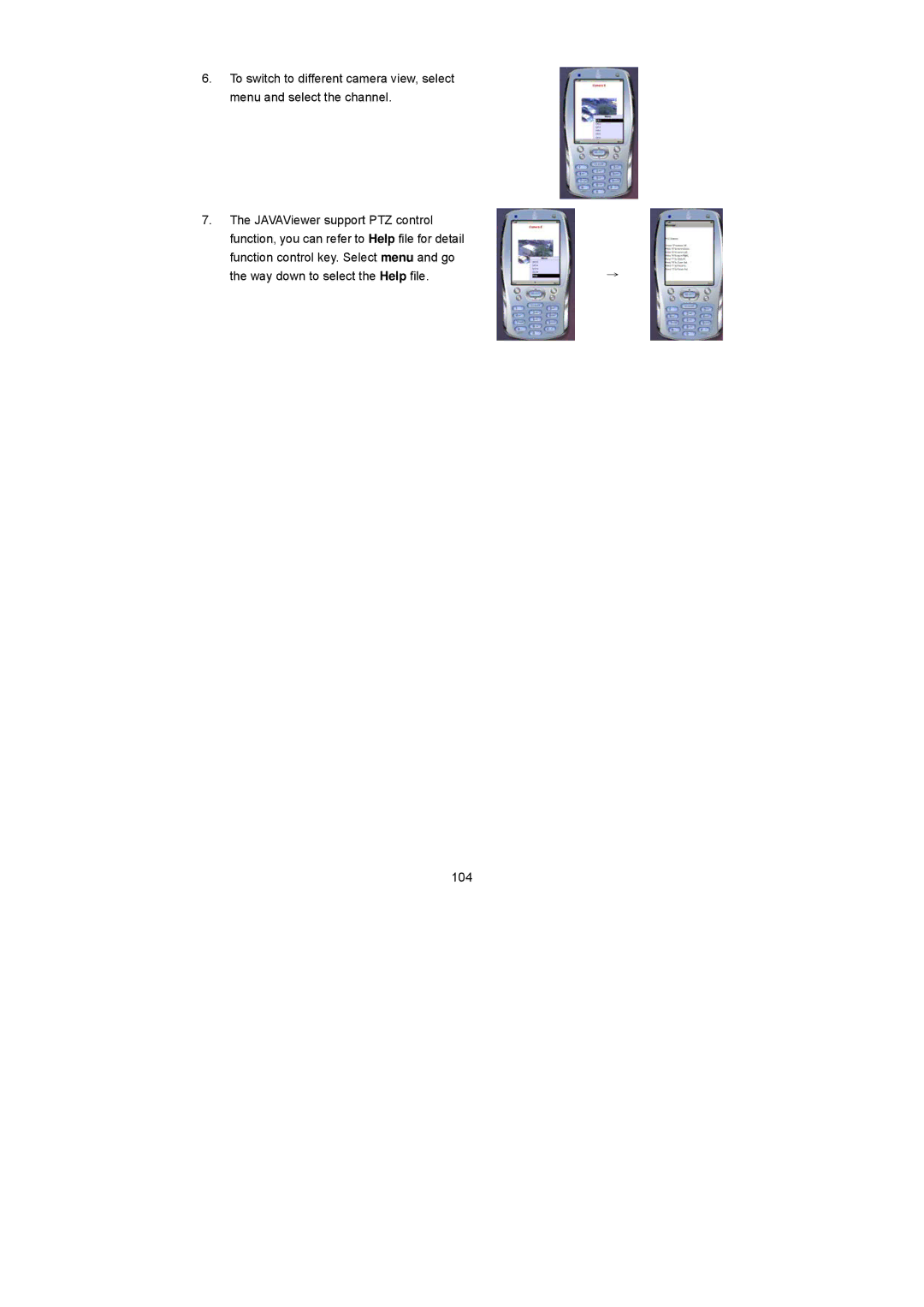 Speco Technologies PC Pro Series user manual Way down to select the Help file 104 