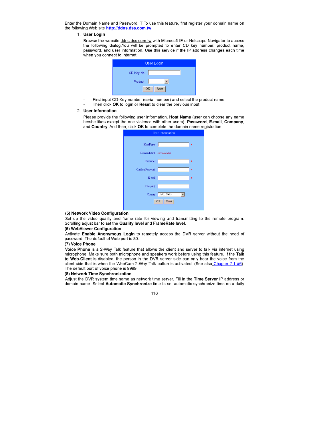 Speco Technologies PC Pro Series user manual User Login 