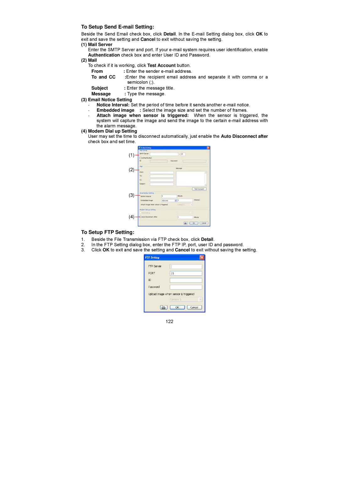 Speco Technologies PC Pro Series user manual To Setup Send E-mail Setting 