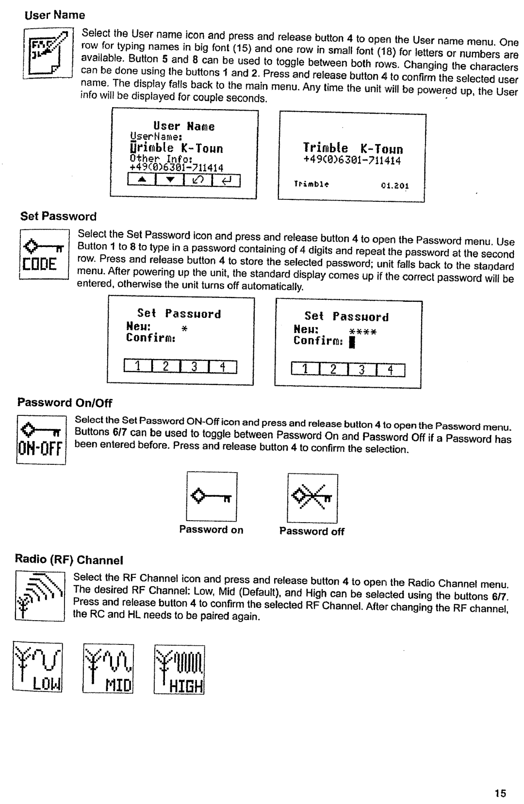 Spectra GL622 manual 