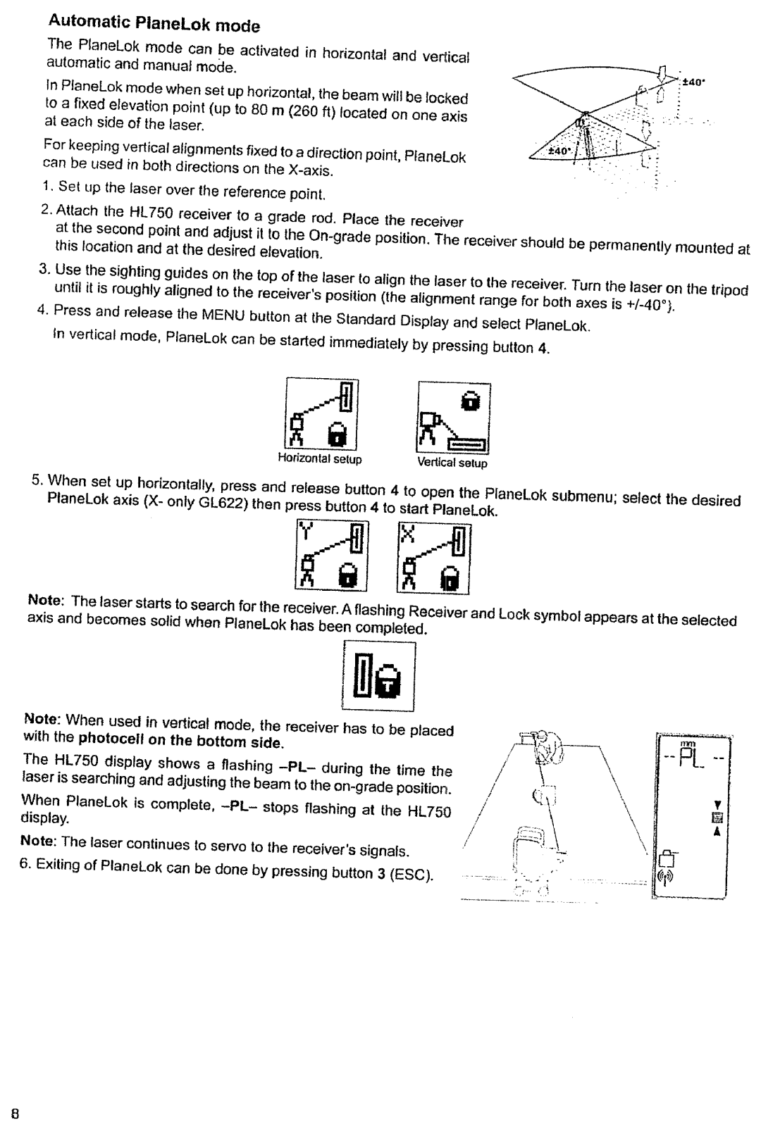 Spectra GL622 manual 