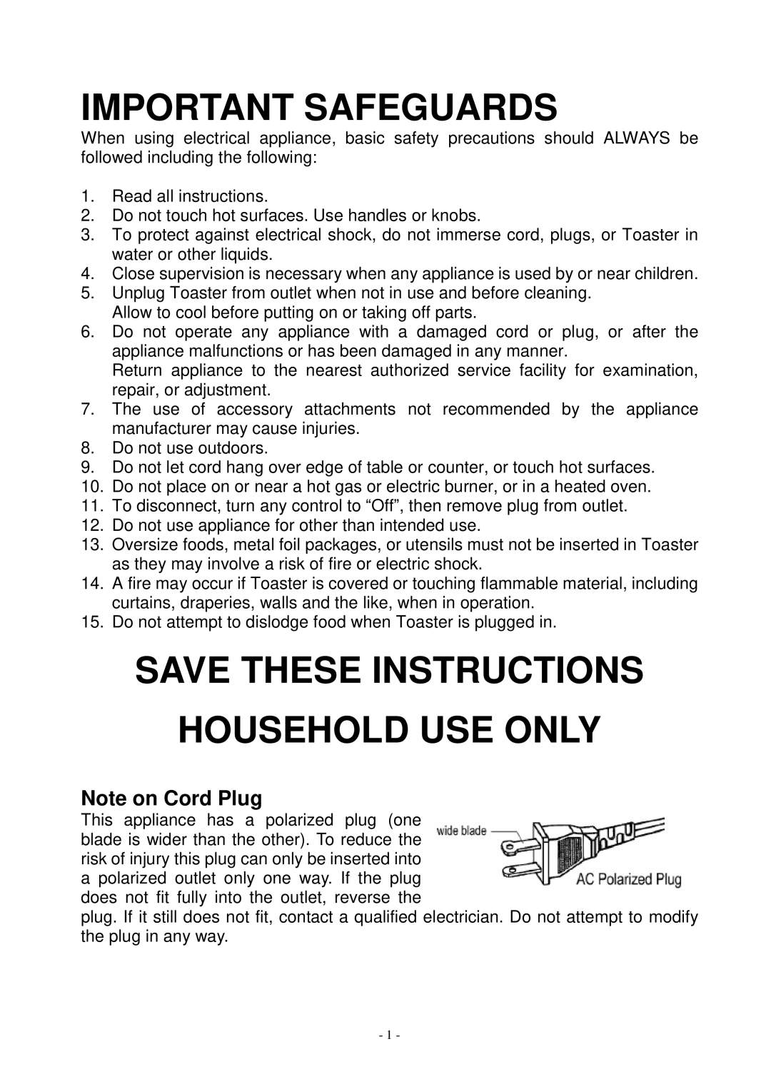 Spectra KT5211 owner manual Important Safeguards 