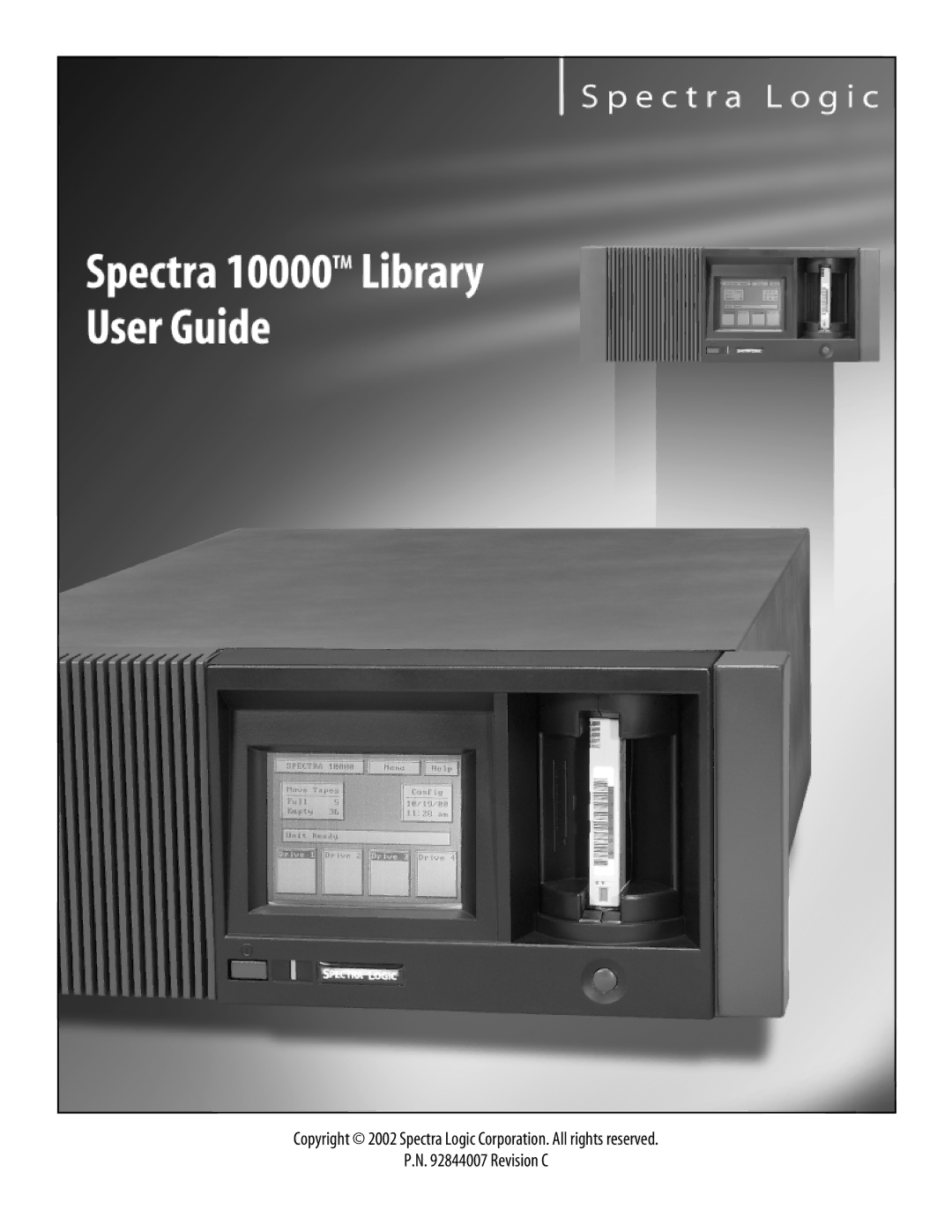 Spectra Logic 10000 manual 