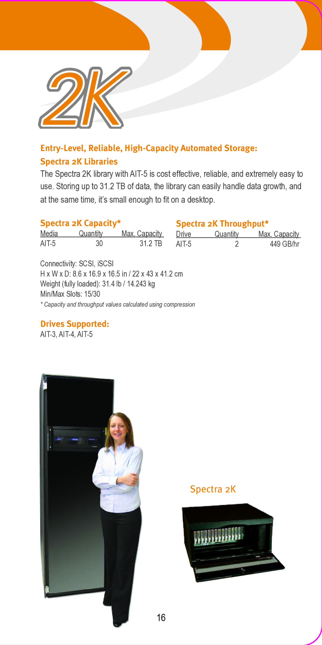 Spectra Logic 2007 manual Spectra 2K 