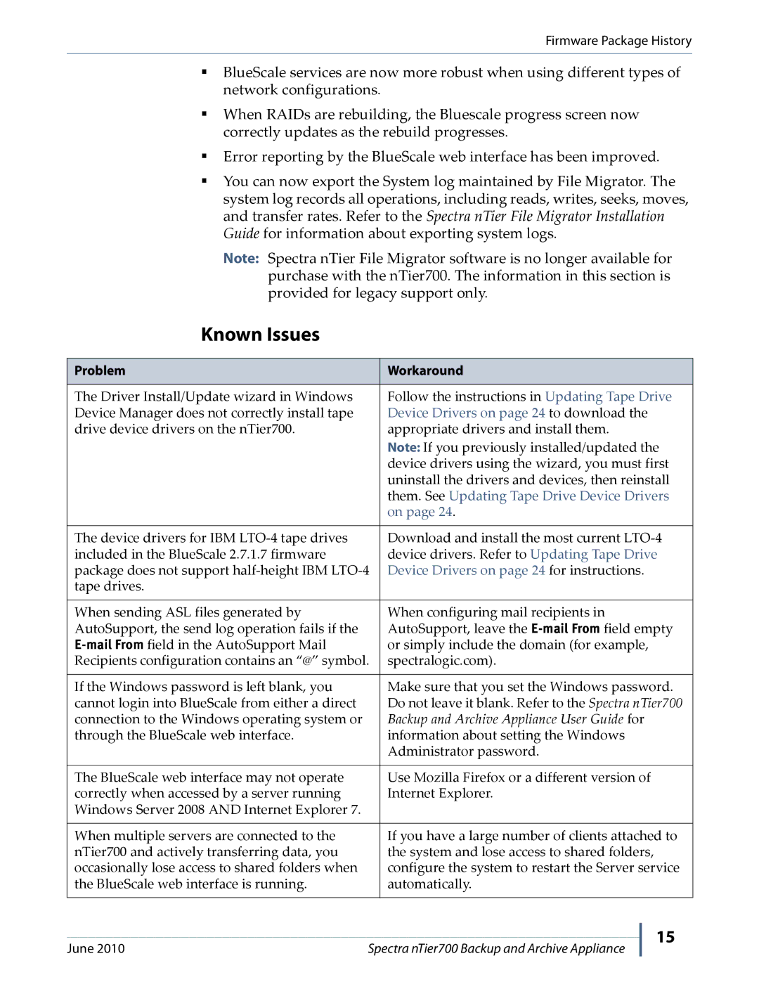 Spectra Logic NTIER700 manual Backup and Archive Appliance User Guide for 