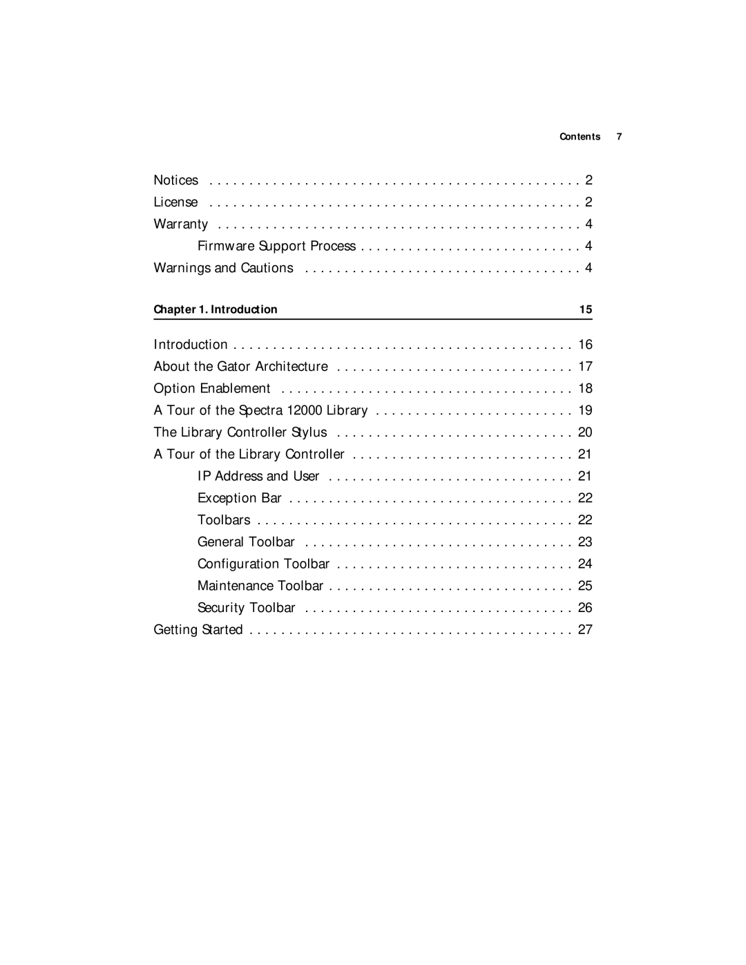 Spectra Logic Spectra 12000 manual Introduction 