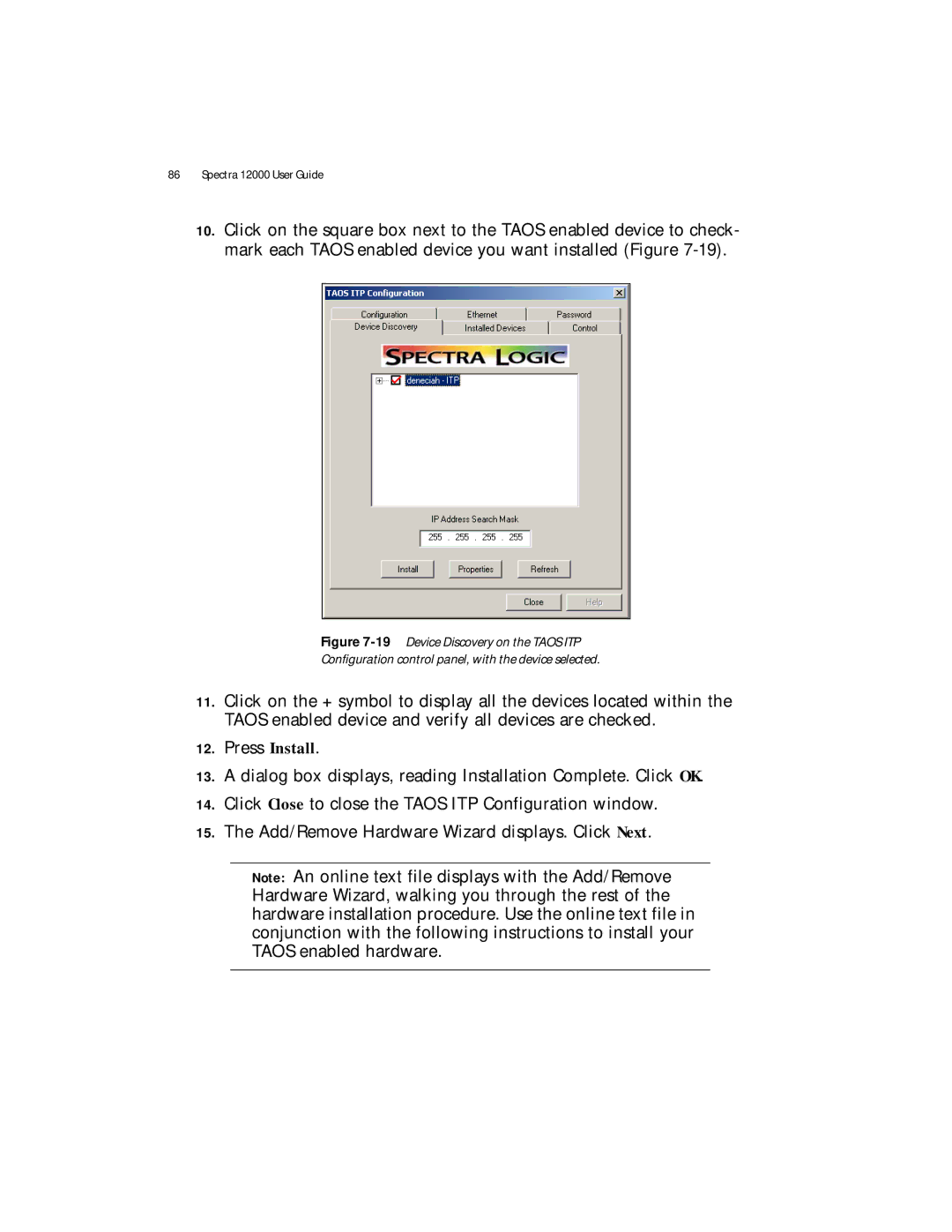 Spectra Logic manual Spectra 12000 User Guide 