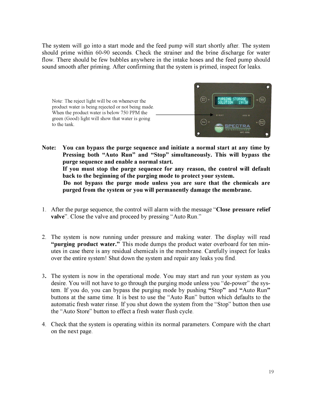 Spectra Watermakers MPC-5000 owner manual 