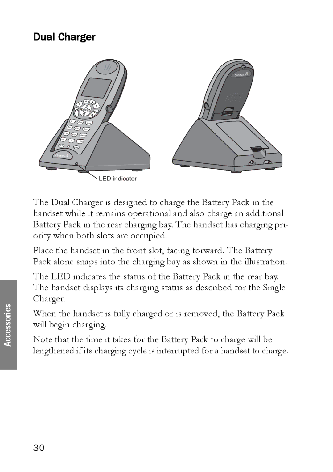 SpectraLink LINK 6020 manual Dual Charger 