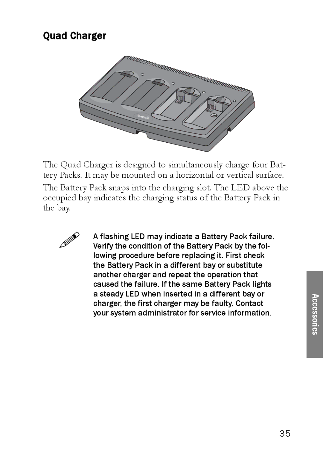 SpectraLink NetLink 8000 manual Quad Charger 